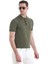 Haki Regular Fit Düz Polo Yaka Tişört 3