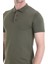 Haki Regular Fit Düz Polo Yaka Tişört 5