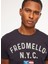 Bisiklet Yaka Lacivert Erkek T-Shirt FM23W11TG 1