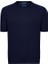 Bisiklet Yaka Lacivert Giza Pamuk Triko T-Shirt 7