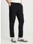 Siyah Erkek Regular Fit Chino Pantolon W221266001 Tencel Pantolon 2