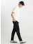 Siyah Erkek Regular Fit Chino Pantolon W221266001 Tencel Pantolon 3