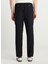 Siyah Erkek Regular Fit Chino Pantolon W221266001 Tencel Pantolon 5