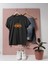 Oversize Lion Drawining Eyes Orange Tasarımlı Unisex T-Shirt 1