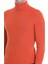 Turuncu Slim Fit Fitilli Balıkçı Yaka Yünlü Triko Kazak 5