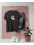 Oversize Woman's Eye Drawing Green Tasarımlı Unisex T-Shirt 1