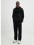 Siyah Erkek Kapüşon Oversize Düz Sweatshirt 50529090_DITCHLE 1