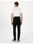 Siyah Slim Fit Eşofman Altı 4