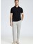 Merserize Pamuk Siyah Polo Yaka T-Shirt 2