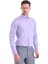 Mor Comfort Fit Düz 100% Pamuk Düğmeli Yaka Uzun Kollu Casual Gömlek 3