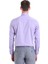 Mor Comfort Fit Düz 100% Pamuk Düğmeli Yaka Uzun Kollu Casual Gömlek 6