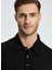 Merserize Pamuk Siyah Polo Yaka T-Shirt 5