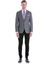 Siyah Slim Fit Desenli Mono Yaka Casual Ceket 6