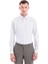 Lacivert Slim Fit Baskılı Pamuklu Slim Yaka Uzun Kollu Klasik Gömlek 3
