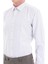Lacivert Slim Fit Baskılı Pamuklu Slim Yaka Uzun Kollu Klasik Gömlek 6