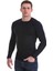 Lacivert Slim Fit Fitilli Bisiklet Yaka Yünlü Triko Kazak 1