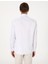 Beyaz Slim Fit Uzun Kollu Gömlek 5