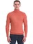 Pembe Slim Fit Fitilli Balıkçı Yaka Yünlü Triko Kazak 3