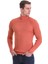 Pembe Slim Fit Fitilli Balıkçı Yaka Yünlü Triko Kazak 5