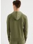 Haki Kapüşonlu Cepli Pamuklu Regular Fit Erkek Sweatshirt Core Hoodıe W/pocket 4
