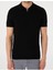 Siyah Slim Fit Polo Yaka Triko Tişört 6