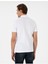 Beyaz Slim Fit %100 Pamuk Polo Yaka Basic Tişört 5