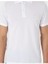 Beyaz Slim Fit %100 Pamuk Polo Yaka Basic Tişört 6