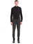 Siyah Slim Fit Desenli Pamuklu Slim Yaka Uzun Kollu Klasik Gömlek 2