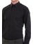 Siyah Slim Fit Desenli Pamuklu Slim Yaka Uzun Kollu Klasik Gömlek 5