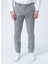 Normal Bel Dar Paça Slim Fit Gri Erkek Pantolon 1081904 2