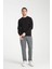 Erkek Uzun Kol Bisiklet Yaka Sweatshirt 3206 1