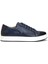 Lacivert Erkek Deri Sneaker 10-76 1