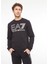 Slim Fit Kapüşon Yaka Siyah Erkek Sweatshırt 6RPM08PJSHZ1200 3