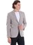 Bordo Slim Fit Desenli Mono Yaka Casual Ceket 4