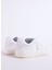 Beyaz Erkek Deri Sneaker Nıce Low Man 3