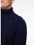 Klasik Yaka Normal Düz Mavi Erkek Kazak K2112QW_HENRY Lambswool 4