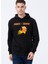 Kapüşon Yaka Siyah Erkek Sweatshırt 11546165-TEAM Logo Po Hoody Phosun 1