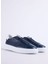 Lacivert Erkek Deri Sneaker Temple Low Man 2