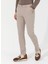 Normal Bel Normal Paça Slim Fit Bej Erkek Pantolon Mody 2