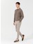 Normal Bel Normal Paça Slim Fit Bej Erkek Pantolon Mody 3