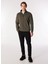 Haki Erkek Dik Yaka Relaxed Sweatshirt C4WM-SWT4256 2