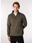 Haki Erkek Dik Yaka Relaxed Sweatshirt C4WM-SWT4256 3
