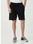 Siyah Erkek Normal Bel Slim Fit Şort 1087469 2