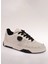 Beyaz Erkek Deri Sneaker 27771 2
