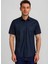 Regular Fit Kısa Kollu Klasik Lacivert Erkek Gömlek GM23Y231170_D39 1