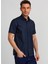 Regular Fit Kısa Kollu Klasik Lacivert Erkek Gömlek GM23Y231170_D39 4