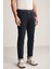 Slim Fit Lacivert 5 Cepli Denim Pantolon 3