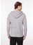 Siyah Erkek Kapüşon Yaka Desenli Sweatshirt OXM6041_HIKE-M 5