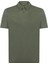 Saf Keten Haki Polo Yaka T-Shirt 7