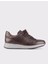 Kahverengi Erkek Deri Sneaker 115209 1